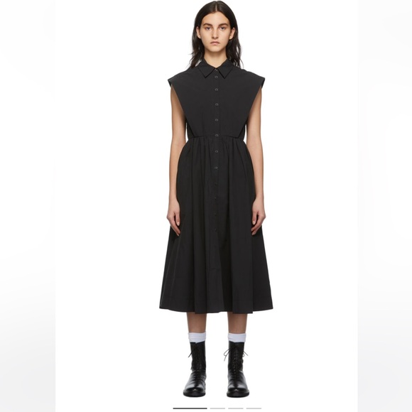 CO
Black Sleeveless Placket Dress - Picture 1 of 8